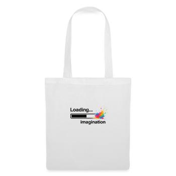 Loading… your imagination – Kreativität in Progres - Stoffbeutel - Weiß - Vorne