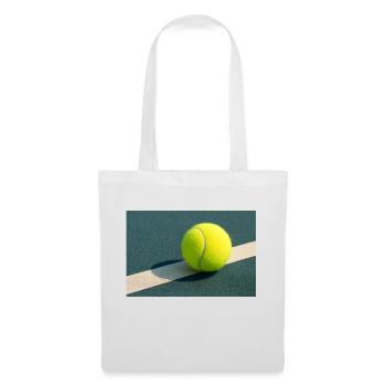 Sport - Balle de tennis - Sac en tissu - blanc - Devant