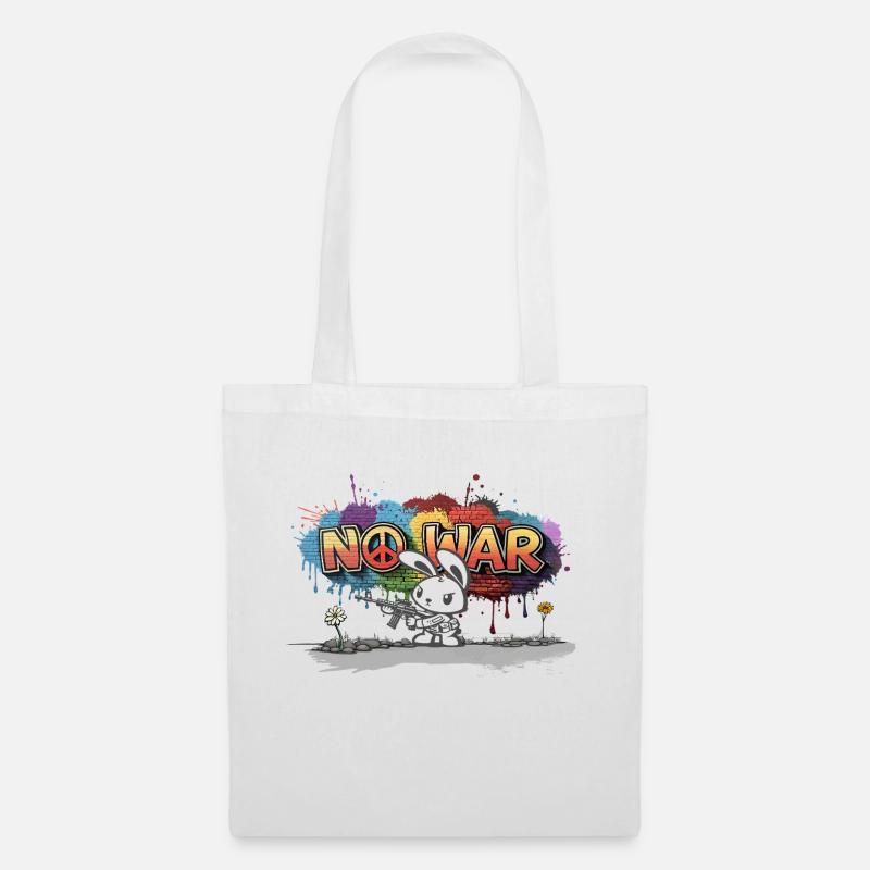 No war - Tote Bag - white