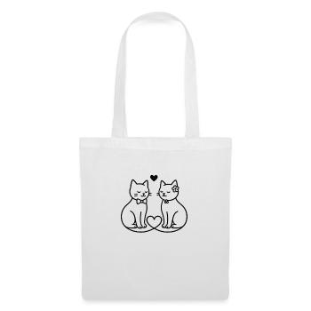 Tail of Love - Tote Bag - white - Front