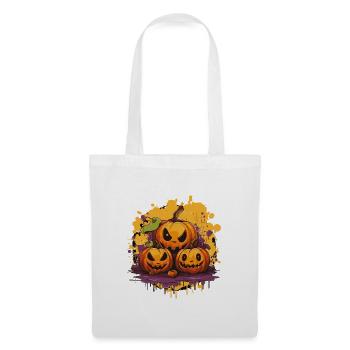Citrouille Gang Halloween Imprimer - Sac en tissu - blanc - Devant
