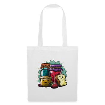Splendeur colorée de la confiture - Sac en tissu - blanc - Devant