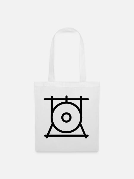 gong - Stoffbeutel - Weiß