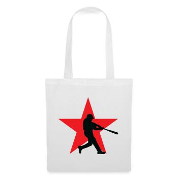 Baseball – Sport - Stoffbeutel - Weiß - Vorne