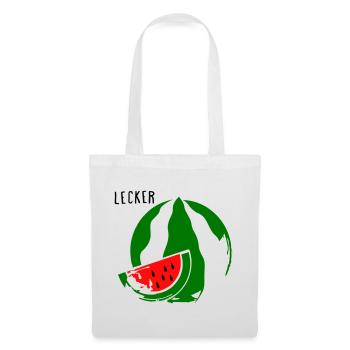 Melone - Stoffbeutel - Weiß - Vorne