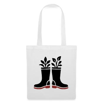 Rubber Boots Plants Icon - Tote Bag - white - Front