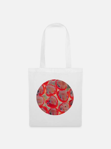 Neon-Frucht-Pop-Art - Stoffbeutel - Weiß