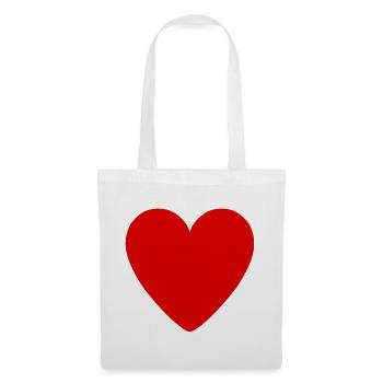 Crimson Heart Emblem - Stoffbeutel - Weiß - Vorne