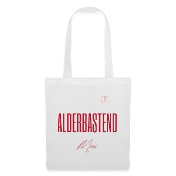 Alderbastend schön – Twente- und Sallands-Dialekt - Stoffbeutel - Weiß - Vorne
