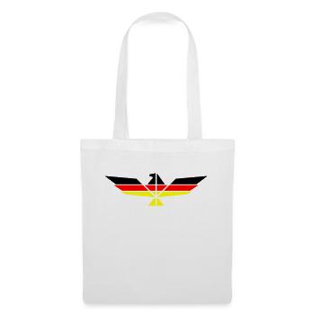 Aigle allemand - Sac en tissu - blanc - Devant