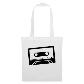 Tape - DJ - Cassette - Tote Bag - white - Front