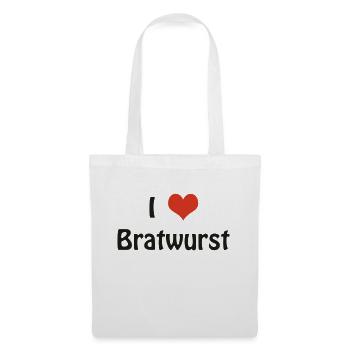 Bratwurst - Stoffbeutel - Weiß - Vorne