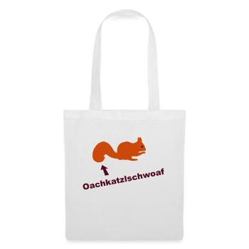 Oachkatzlschwoaf Eichhörnchen - Stoffbeutel - Weiß - Vorne