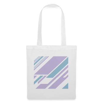 Style 82 (Geometric / STRIPES AGAIN) 04 - Stoffbeutel - Weiß - Vorne
