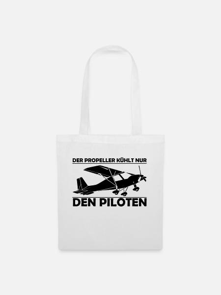 C42 Ultraleichtflugzeug Geschenk - Stoffbeutel - Weiß