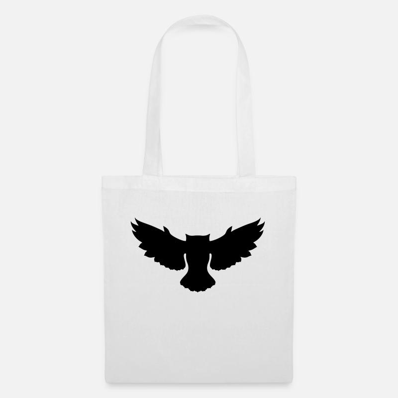 Flying owl - Tote Bag - white