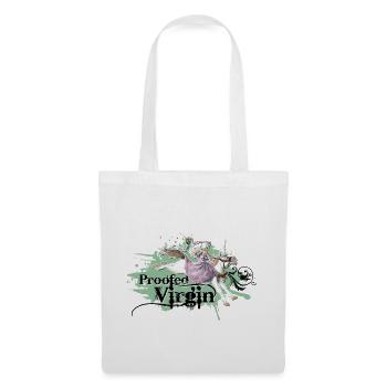 shirt de princesse licorne récolement vert vierge - Sac en tissu - blanc - Devant