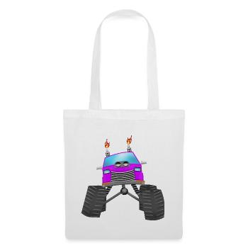 Monstertruck - Stoffbeutel - Weiß - Vorne