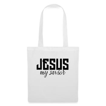 Jésus - Sac en tissu - blanc - Devant