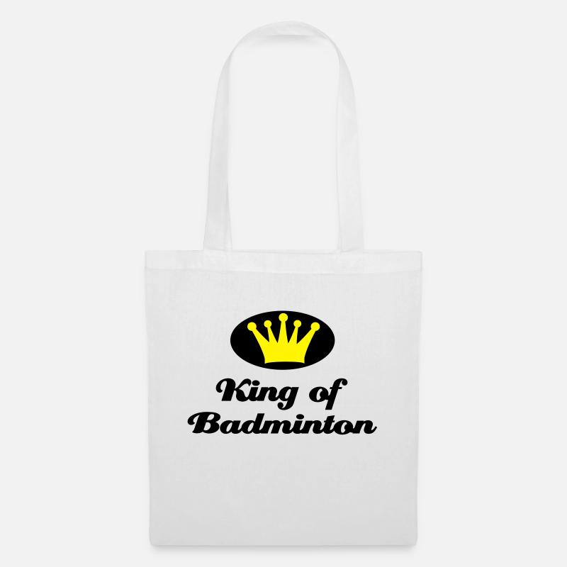 Badminton - Stoffbeutel - Weiß