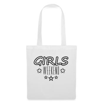 design stars weekend weekend girls trip vacation - Tote Bag - white - Front