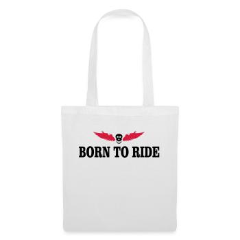 biker - Sac en tissu - blanc - Devant