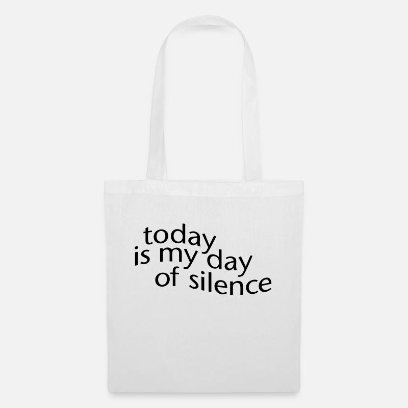 day of silence - Stoffbeutel - Weiß
