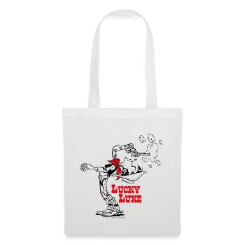 Lucky Luke Knallharter Cowboy - Stoffbeutel - Weiß - Vorne