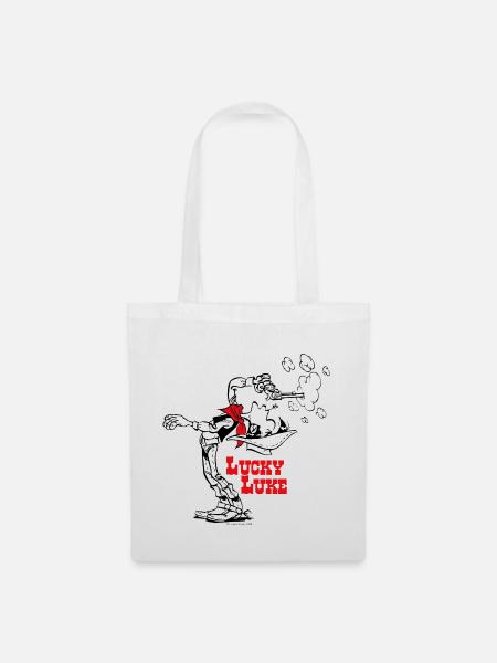 Lucky Luke Badass Cowboy - Tote Bag - white