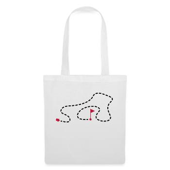 route_1f2 - Tote Bag - white - Front