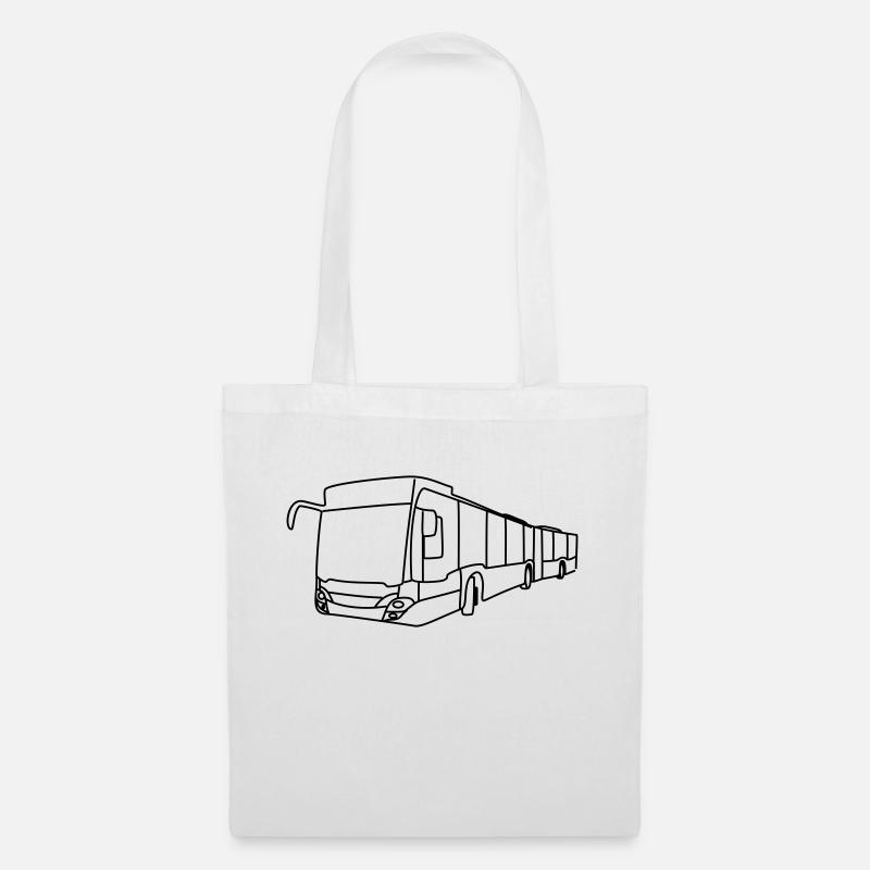 Bus Fahrer Tribal - Stoffbeutel - Weiß