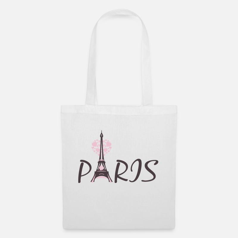 tour Eiffel - Sac en tissu - blanc