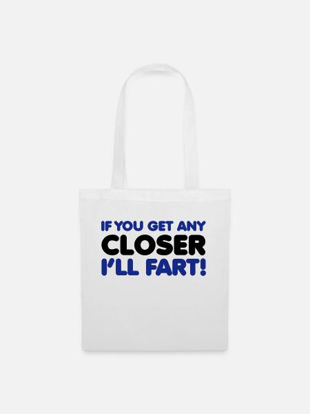 Fart - Tote Bag - white