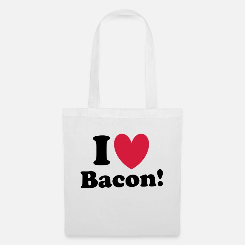 Bacon - Stoffbeutel - Weiß