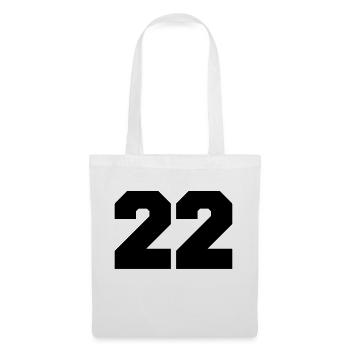 22 - Stoffbeutel - Weiß - Vorne
