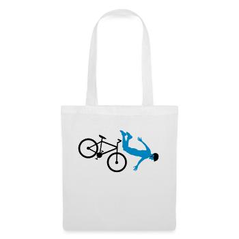 bicycle accident crash bicycle helmet cycling stu - Tote Bag - white - Front