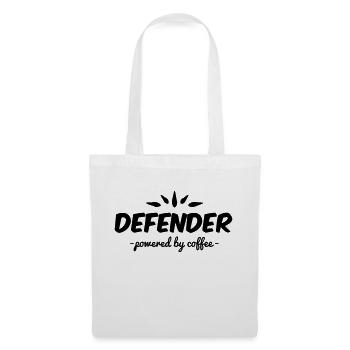 defender powered by coffee - Tote Bag - white - Front