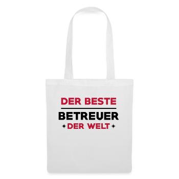 Betreuer Betreuerin Gruppenleiter Kind Gastgeber - Stoffbeutel - Weiß - Vorne
