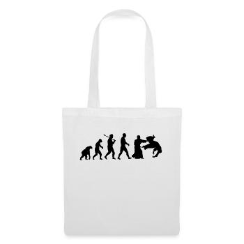 Evolution: Aïkido - Stoffbeutel - Weiß - Vorne