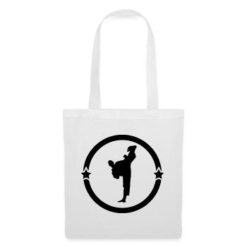 Taekwon-Do / Taekwondo / Taekwondoin / Art Martial - Sac en tissu - blanc - Devant
