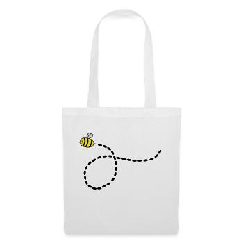 bee_01 - Sac en tissu - blanc - Devant