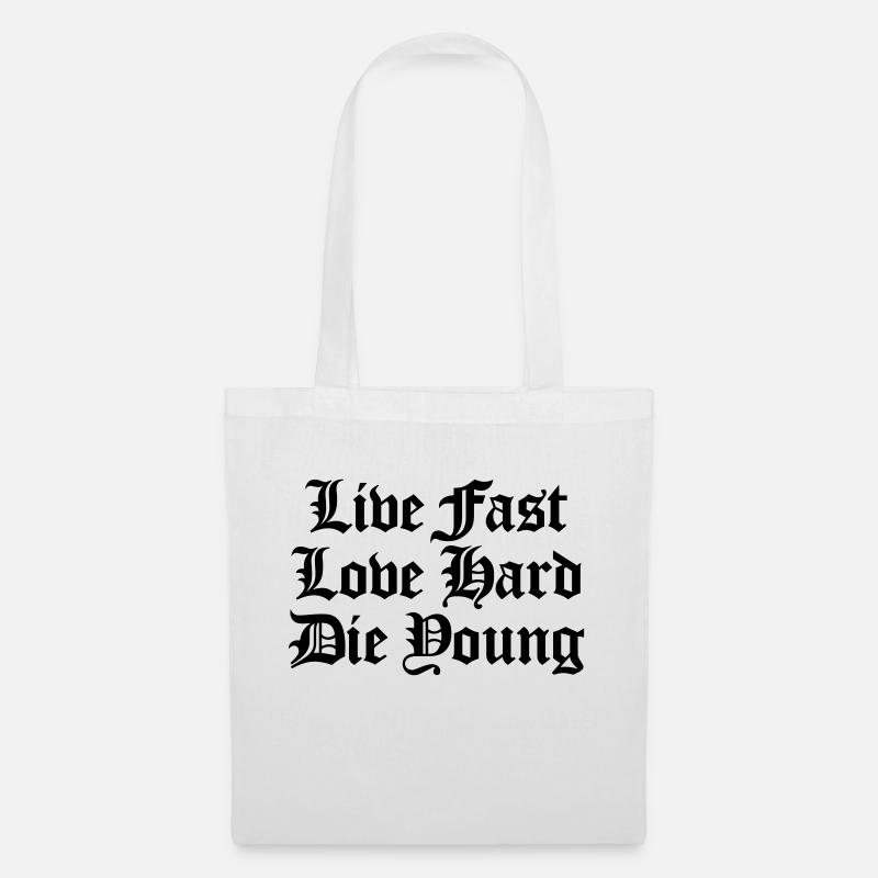 fast & hard - Tote Bag - white