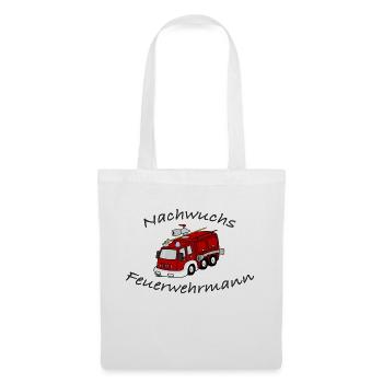 Feuerwehr, Feuerwehrmann - Stoffbeutel - Weiß - Vorne