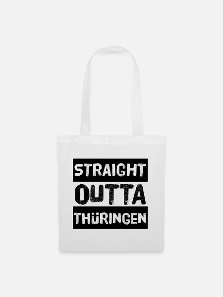 aus thüringen - Stoffbeutel - Weiß