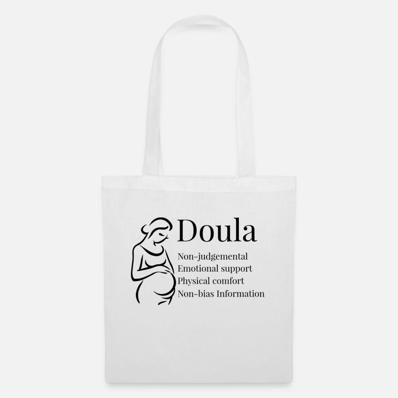 Doula Details - Stoffbeutel - Weiß