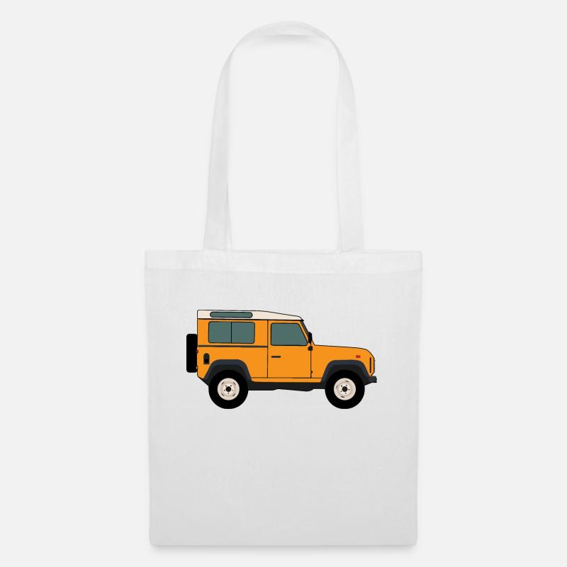 Defender Gelb - Stoffbeutel - Weiß