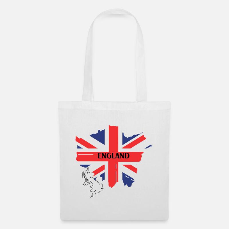 England - Stoffbeutel - Weiß