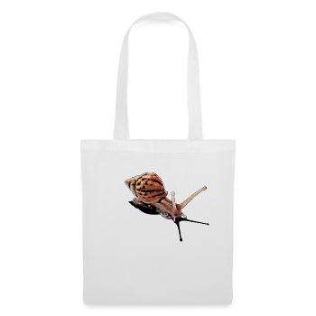 snail with shadow - Tote Bag - white - Front