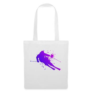 Ski Ski Ski Femmes Ski Cascade Ski - Sac en tissu - blanc - Devant