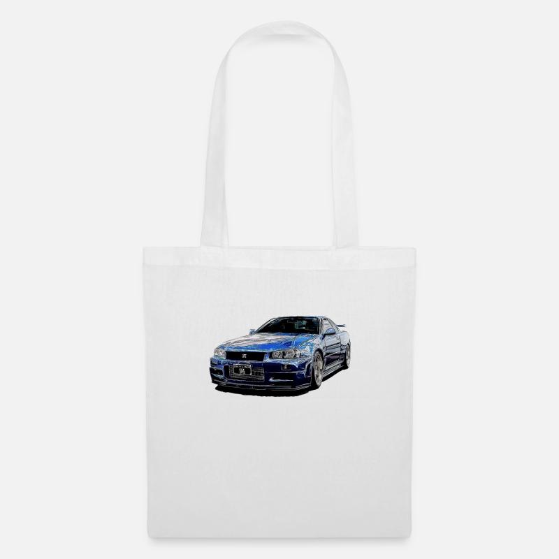 Skyline GTR - Stoffbeutel - Weiß
